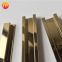 Stainless steel wall decoration Mill Finish metal tile trim for furniture SS 201 304 grade