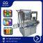 Small Scale Juice Filling and Sealing Machine, 4 Nozzle Juice Packing Machine