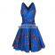 2020 New Design Women African Print Midi Sexy Causal Women Dresses