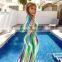 New Arrival Women Sexy Fall Bodycon Dresses Printed Long Sleeve Clubwear Party Casual Dress