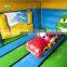 Car Happy Custom Movie Moonwalk Bouncer Inflatable Bouncing Castle Bounce House With Slide