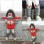 OEM Design Korean Squirrel 2pcs Cotton Baby Girls Clothes Baby Boys Sports Set