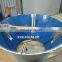 Sludge screw conveyor UHMW-PE liner