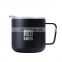 Factory direct sale 350ml double wall  stainless steel coffee mug with lid and custom logo