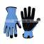 HANDLANDY Blue Protective Foam Padded Palm Safety Gardening Vibration-Resistant Touch Screen Mens Light Work Gloves