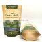Custom printed biodegradable kraft paper PLA packaging bags doypack with ziplock