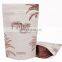 Custom design Storage water proof glossy surface smell proof plastic zipper mylar packaging bag