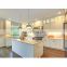 Classic modern design solid wood custom u shaped luxury oak affordable quality white kitchen cabinet