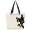 Cotton Canvas Cool Dog Tote Hand Shopping Bag