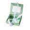 Satin close foldable small box organizer folding multi-function storage paper box with closure magnets