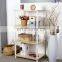 Metal book shelf Northern Europe Style simple design DIY Multifunction  storage Shelves  OEM Size