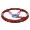 ABS plastic sport car heated steering wheel with 3-Spoke , 350mm classic steering wheel for car