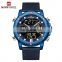 NAVIFORCE NF9172 Man Dual Display Quartz Digital Watches Leather Light Date Time Men Wrist Watch Whosale