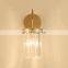 Nordic Luxury Crystal LED Wall Lamps Modern Decoration Loft Wall Sconce Lamp Living Room Lights Kitchen Indoor Lighting Fixture