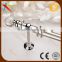 Fancy Transparent acrylic finial decor curtain rod set wholesale