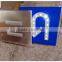 Customized integrated aluminum LED flashing solar road safety traffic signs