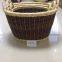 New Design Oval Wicker Woven Flower Garden Basket with Ear Handle