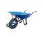 WB6400 Heavy Duty Garden Construction Wheelbarrow Sri Lanka South Africa Wheel Hot-selling Barrow with Load 100kg Solid Wheel Wheel Garden Construction