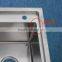 304 stainless steel double bowl handmade kitchen sinks HD-HM8246