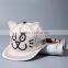 Direct Factory Wholesale Cute Sweet Cat Embroideried Flat Caps and Hats