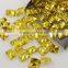 Synthetic Golden Yellow Rectangle CZ Gems