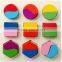 EZ6012-1 Hot Sale Geometric Board Wood Educational Toy for Kids