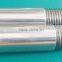 stainless steel pipe fitting screwed hex NPT nipple