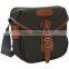 New Arrival Canvas Camera Single Shoulder Bag,European style DSLR Camera Bag,leather messenger bag for cameras