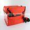 Red color Portable Shoulder Lunch PVC Bag Insulated Cooler Ice Bag Hand