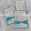 blue and sliver glitter pocket fold paper wedding invitation card