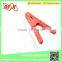 Red or Blake High quality algator clip battery clalimp with rubber Insulator