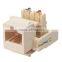 Mini cat3 Telephone RJ-11 Keystone Jack