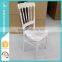 white wash wooden wedding napoleon chair