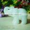 Fashion natural 50mm gemstone carved elephant figurines for wholesale