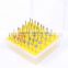 50pcs set coated diamond burrs, burr removal tools for glass, marble, rock or jewelry