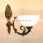 Vintage wrought iron wall lamp bowl shape glass Chinese manfacturer