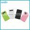Smart touch screen power bank slim poymer battery mini power bank charger 4000mah