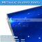 CARLIKE Metallic Glossy Foil Chrome Light Blue Auto Wrap Vinyl