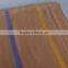 High quality lurex golden line check cotton voile scarf