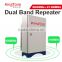 Kingtone repetidor dual band repeater 900 2100MHz 2g 3g mobile signal booster repetidor sinal celular 37dBm 5watts repeater