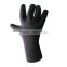 Neoprene diving gloves protect and insulate the hands