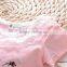Latest Casual Dress Kids Cltohes Lace Printed Frock Patterns For Girls Dress In Pink With Lacework