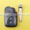 Uncut Insert blade blank repair refit keyless entry Smart Remote Key Fob Case Shell FOR Lexus