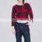 Latest Design European Short Style Pullover Women Plaid Sweaters 2015