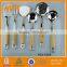 7pcs stainless steel wooden kitchenware