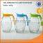 Wholesale hot sale glass pitcher and pot with colored lid