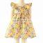 2016 Summer Ruffles Backless Cotton Baby Girls Dresses