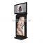 32 inch panel full HD double sided outdoor standing waterproof LED IR touch screen/touch kiosk