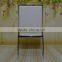unique modern fashion SS white stackable wedding banquet chair