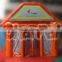 Orange inflatable house, inflatable tent, digital whole printing house